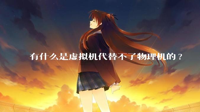 有什么是虚拟机代替不了物理机的?