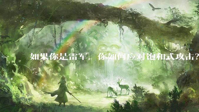 如果你是雷军，你如何应对饱和式攻击？